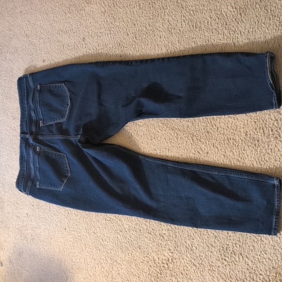 Old Navy High Rise Wow Straight Dark Wash Jeans Size 16 - Picture 5 of 7